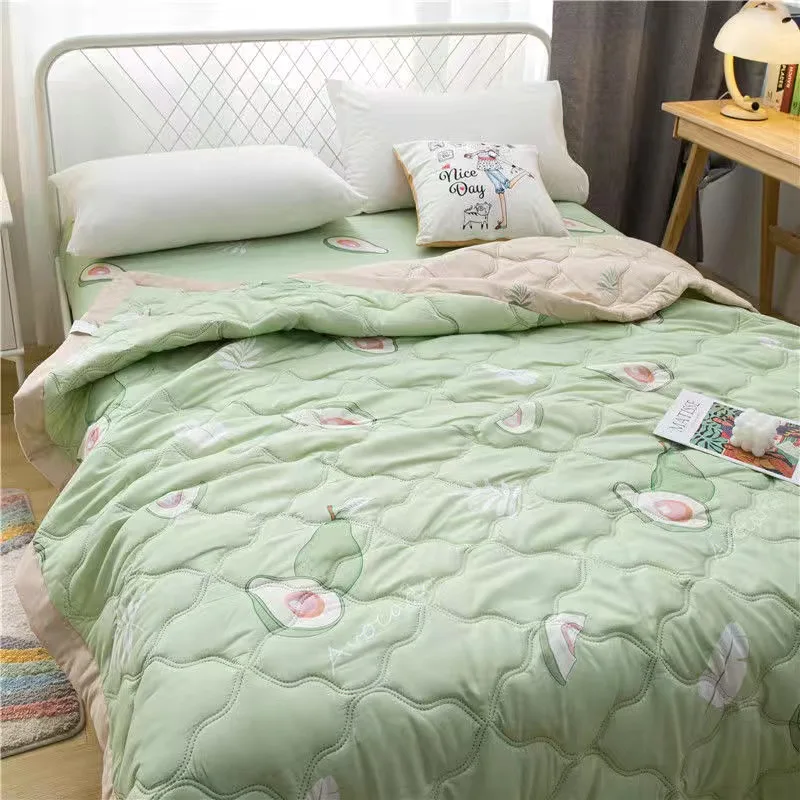 Одеяло летнее мытое одеяло Кондиционер мягкое тонкое для кровати новорожденных