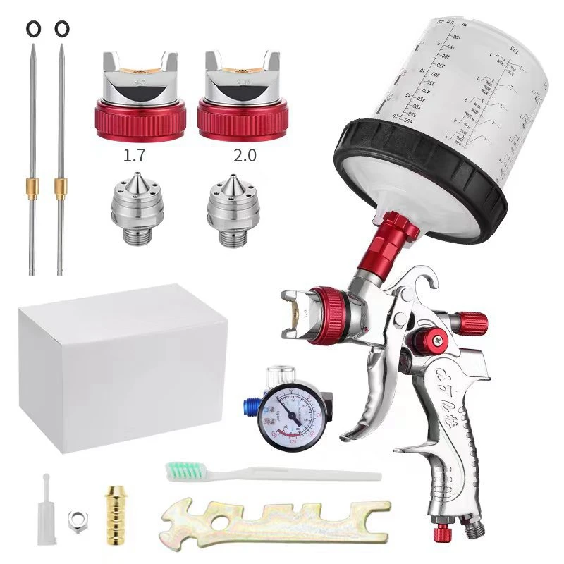 

Аэрограф для автомобильной распылительной краски Верхняя и нижняя кастрюли для верхней краски листового металла инструмент для распыления