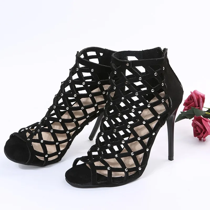 TGHDOF Sandals Women's Pumps 2022 New Open Toe Stiletto Gladiator Fashion Buckle Strap Women's Shoes Size 35-43