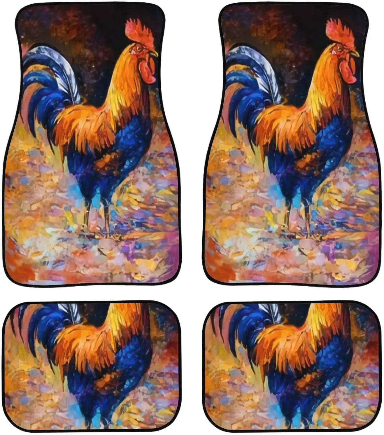 Автомобильные коврики-оригинальные масляные рандовые картины Современный