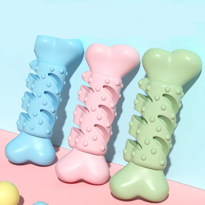 

Pet Toys for Small Dogs TPR Resistance To Bite Dog Toy Teeth Cleaning Chew Training Toys Pet Supplies Puppy Dogs Cats