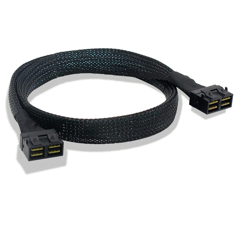 

1M SAS SFF-8643 SFF-8643 шнур SFF-8654 8i хост-сервер 12 Гбит/с HD кабель для передачи данных новый сервер Жесткий диск высокоскоростная линия SFF-8643