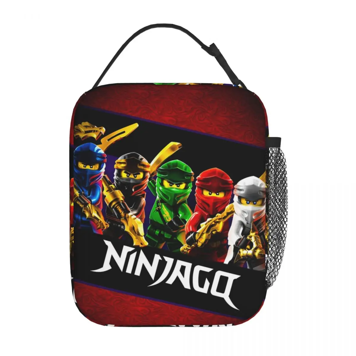 Изолированная сумка для ланча Ninjagos сумка-холодильник контейнер еды Портативная