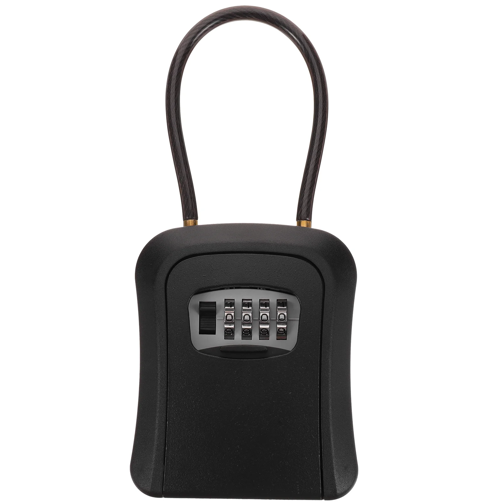 

Password Key Box Wall Mounted Hooks Combination Lock Chain Holder Outdoor Locker