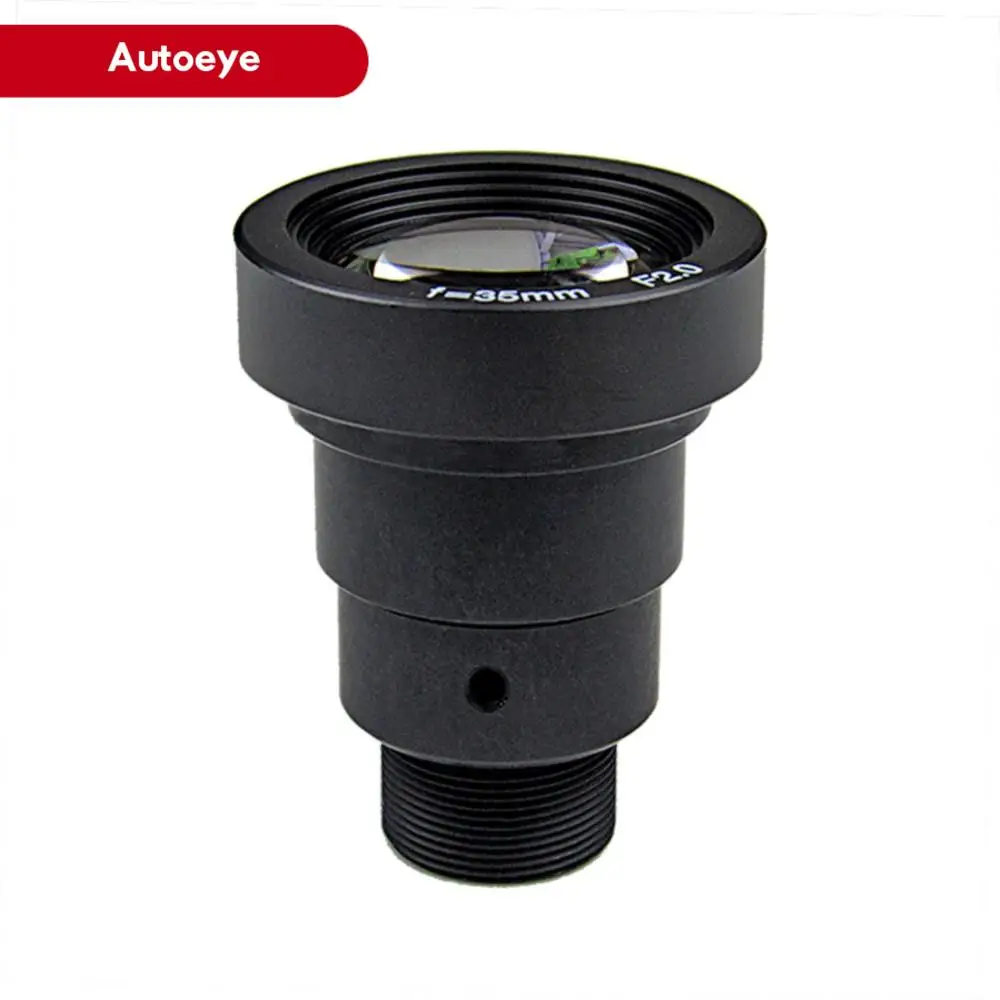 

Starlight 1.3MP 35mm CCTV IR MTV Lens m12 Mount F2.0 For Security Video Cameras, 1/2" Image Format