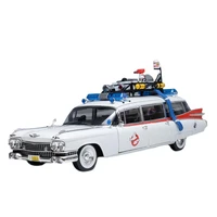 118 scale fine version elite ghostbusters ecto car model metal alloy diecast toy vehicle collection gifts display for adult