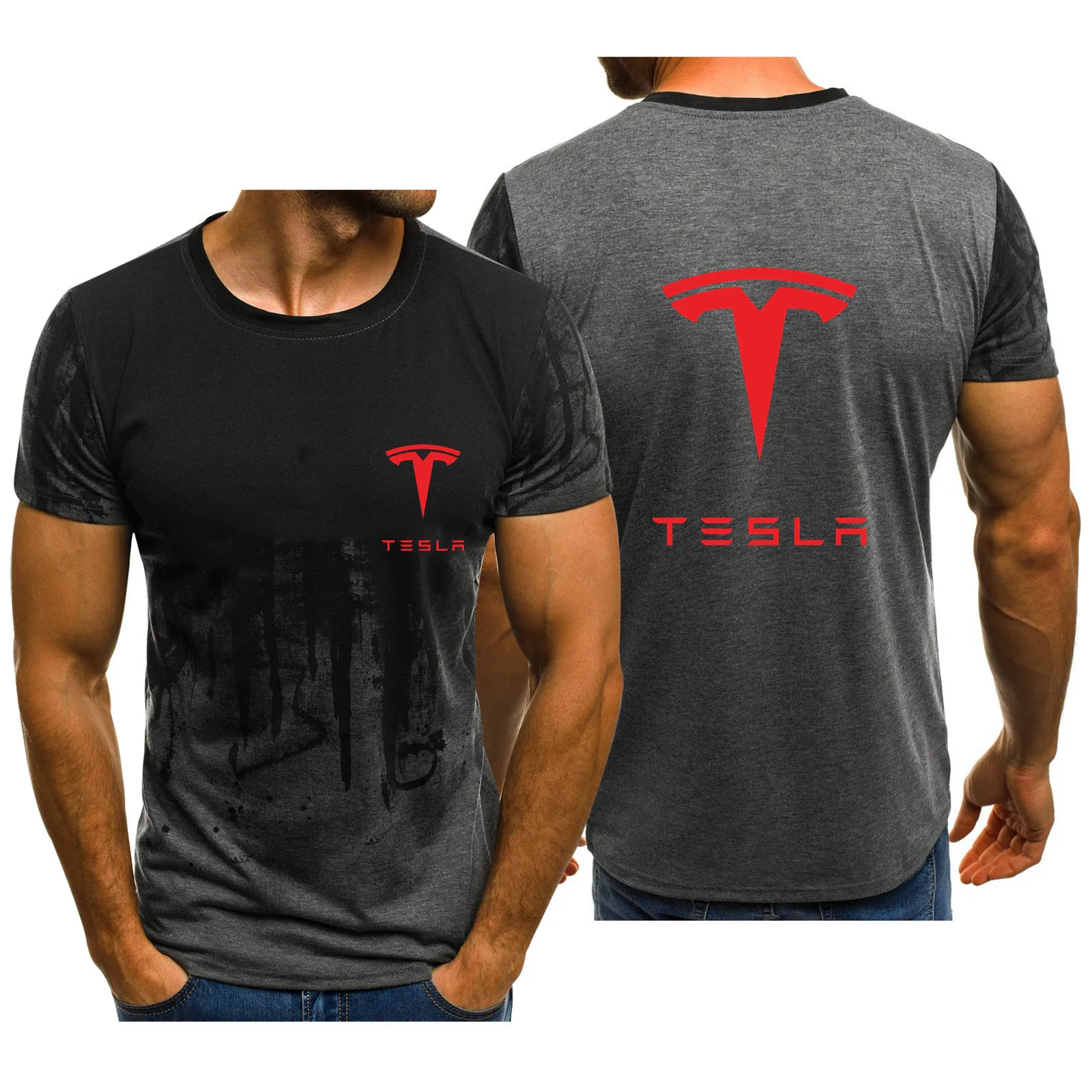 

Футболка мужская оверсайз из полиэстера, модная повседневная спортивная одежда, короткий рукав, 3d-принт, лето