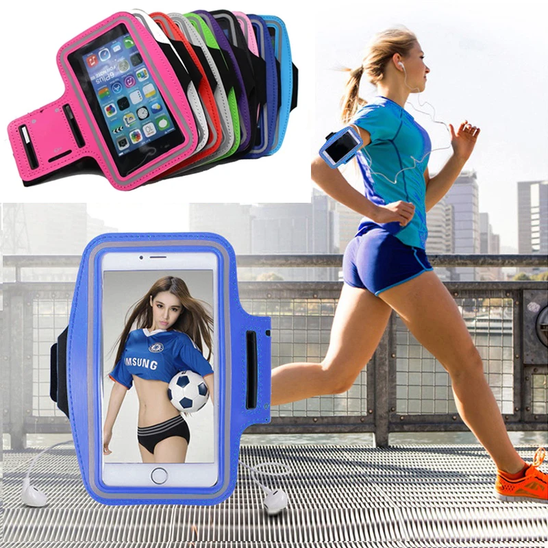 5-7inch Outdoor Sports Armband Case Phone Holder For iPhone 14 Promax Samsung Xiaomi Huawei Gym Running Phone Bag Arm Band Cases