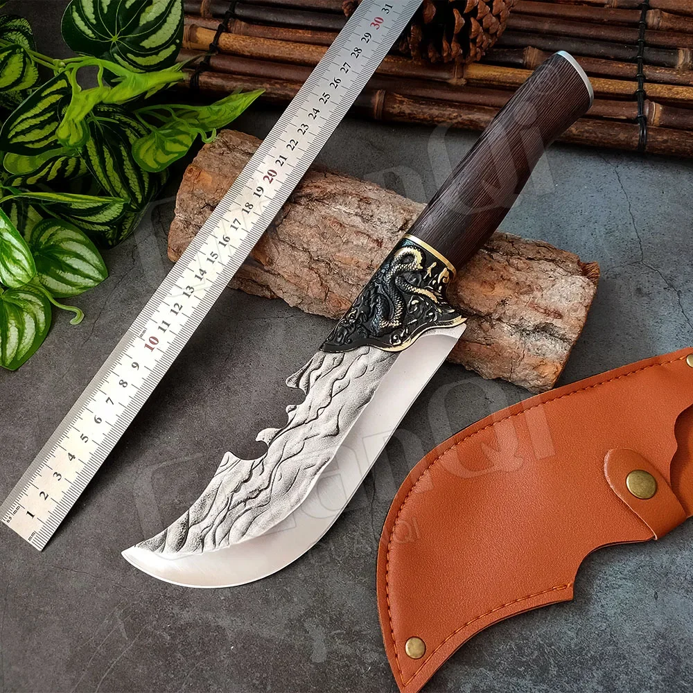 Нож для обвалки мясника Full-Tang нож резки свиньи говядины мяса овощей рыбалки