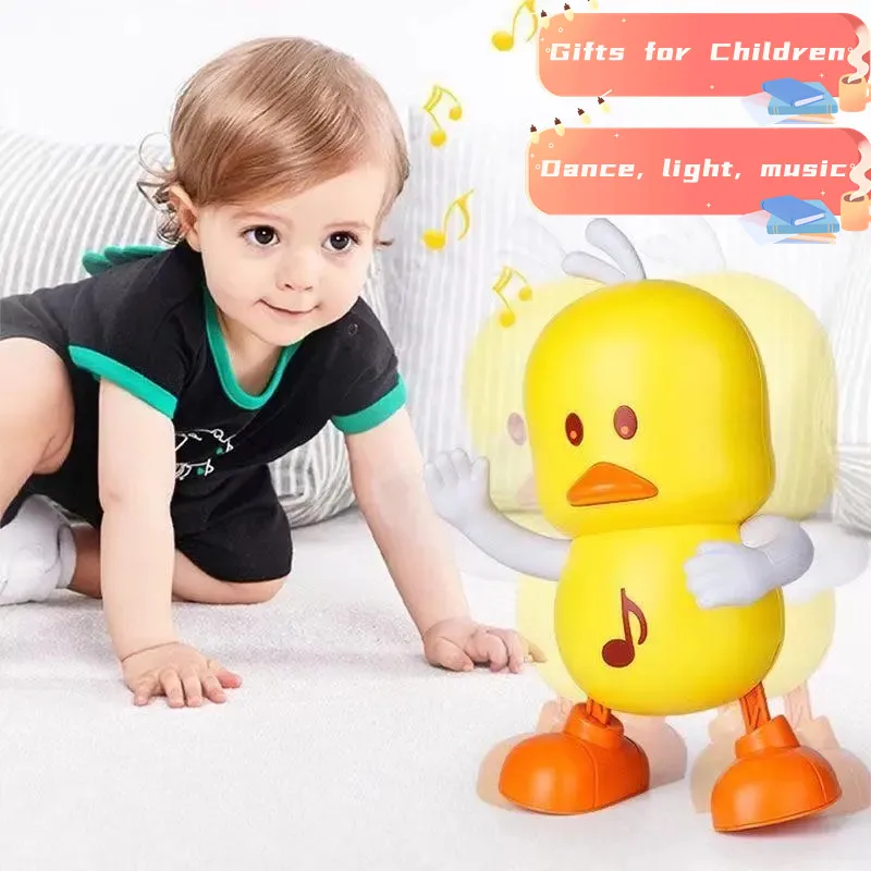 Electric Dancing Duck Plastic Light Music Toys Will Sing And Dance Festive Atmosphere Like Gifts Baby Shower Gifts For Guests