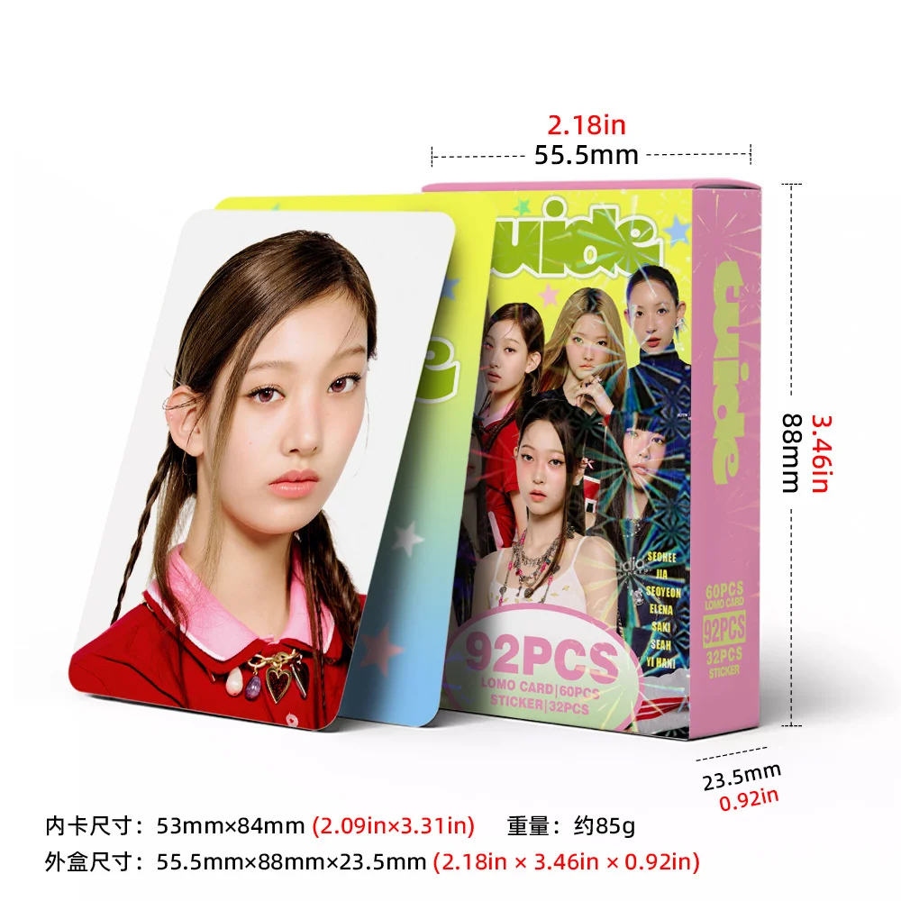 Фото Новый альбом группы TUIDE TUNE&PLAY HD фотокарточка ELENA JIA SAKI SEAH SEOHEE YIHANI SEOYEON в коробке, двусторонняя открытка, подарок для фанатов №4