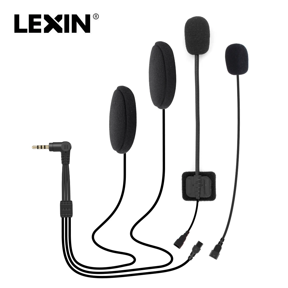 Фото Аксессуары для наушников Lexin: набор металлических клипс для мотоциклетного Bluetooth-гарнитуры Lexin-ET COM (для шлема, интеркома) №5