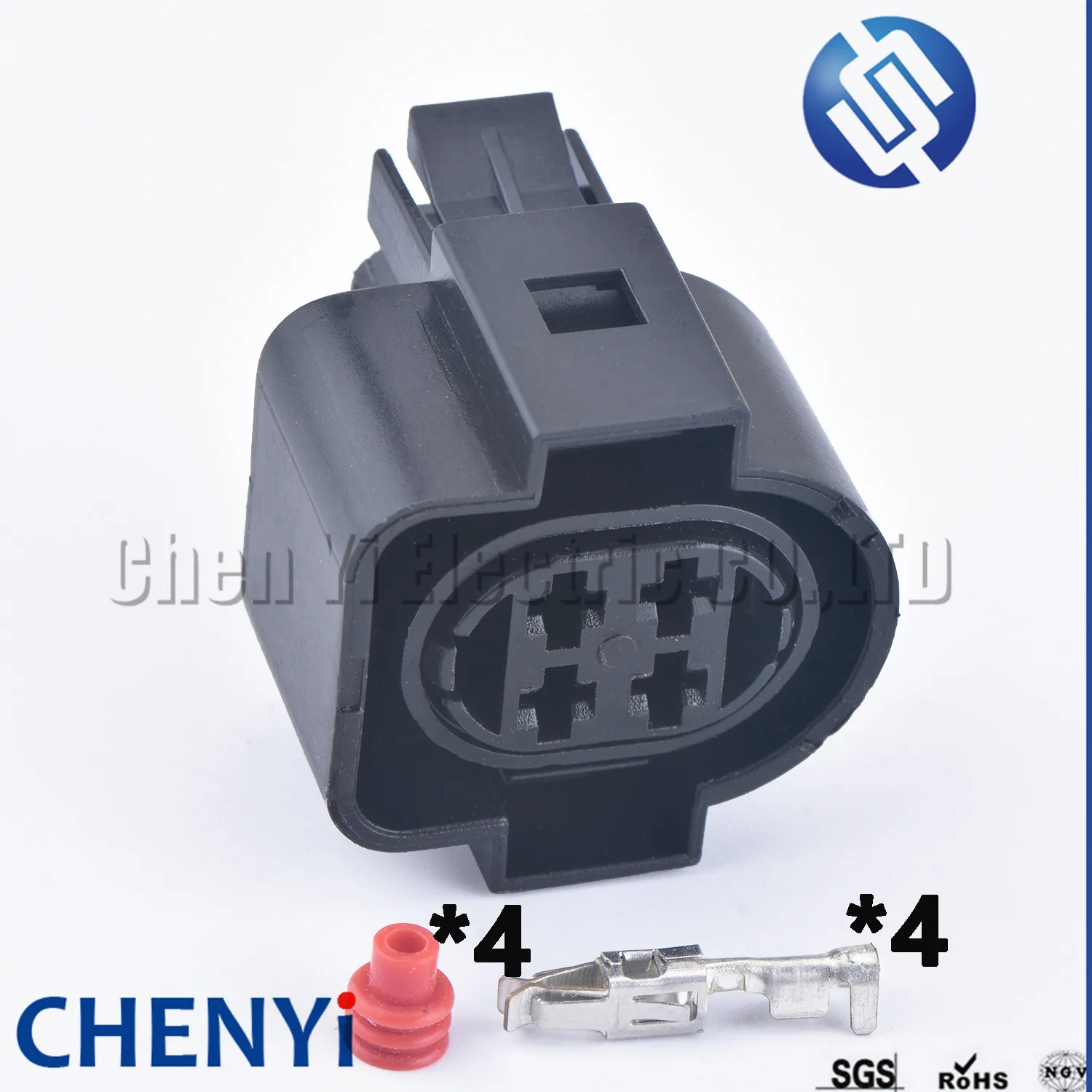 1 компл., 4-контактный женский автомобильный водонепроницаемый разъем, розетки для автомобисветильник фар 1H0973734 1H0 973 734 для фонарей