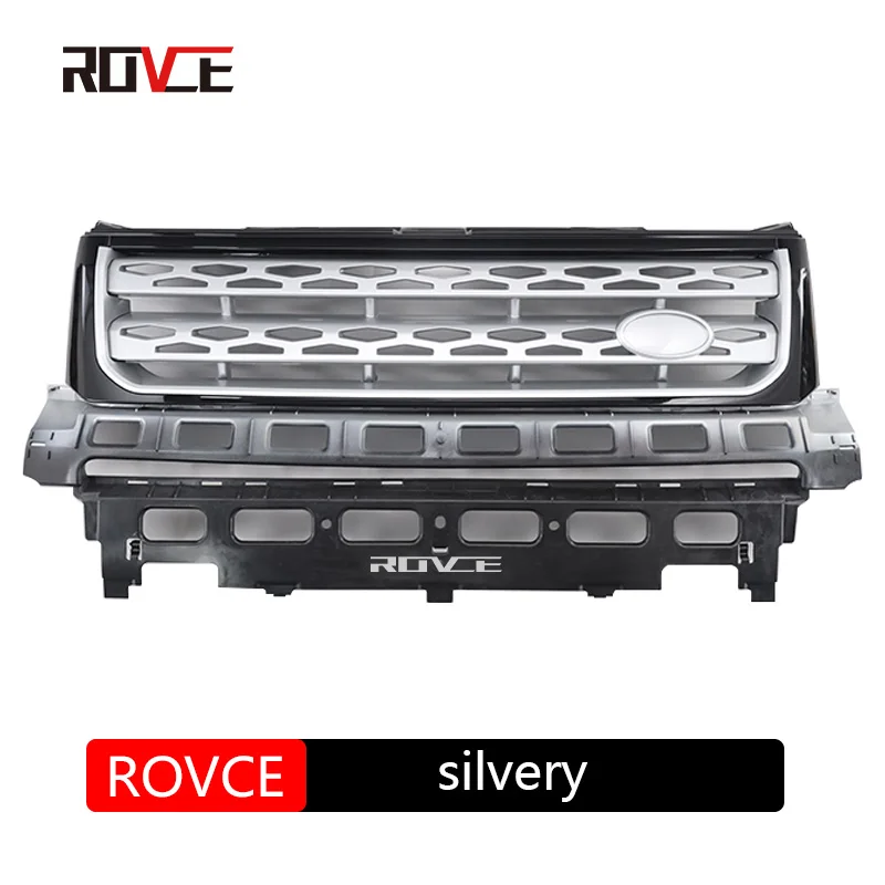 

ROVCE передняя решетка бампера сетка гриль для Land Rover Freelander 2 LR2 2010 2011 2012 2013 2014 2015 2016 автомобильные аксессуары ABS