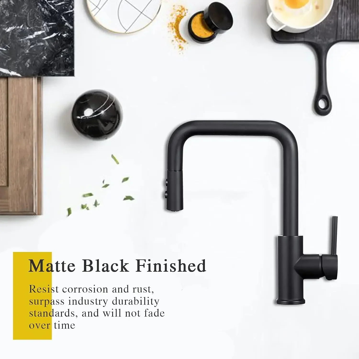 Новый смеситель для горячей и холодной кухни с выдвижным смесителем кухонной