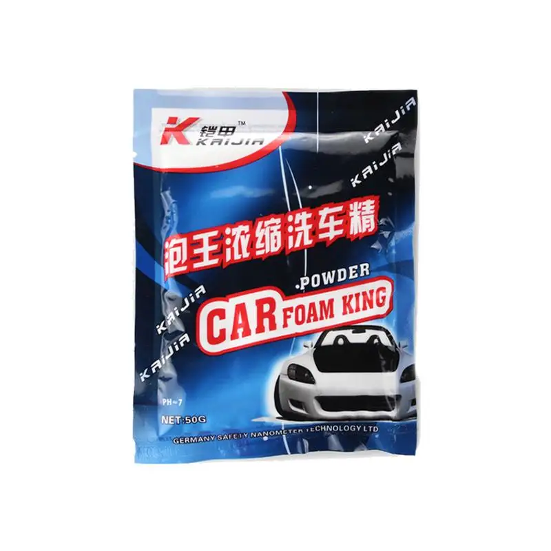 

Вспенивающее средство для чистки автомобиля, Концентрированное моющее средство для глубокой очистки, 1,8 унций, очищающий порошок для мытья автомобиля и грузовика