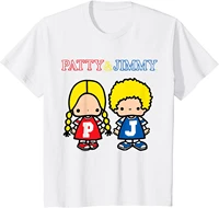 sanrio patty and jimmy classic tee unisex fashion clothing tee crew neck casual print graphic short sleeve tee y2k top