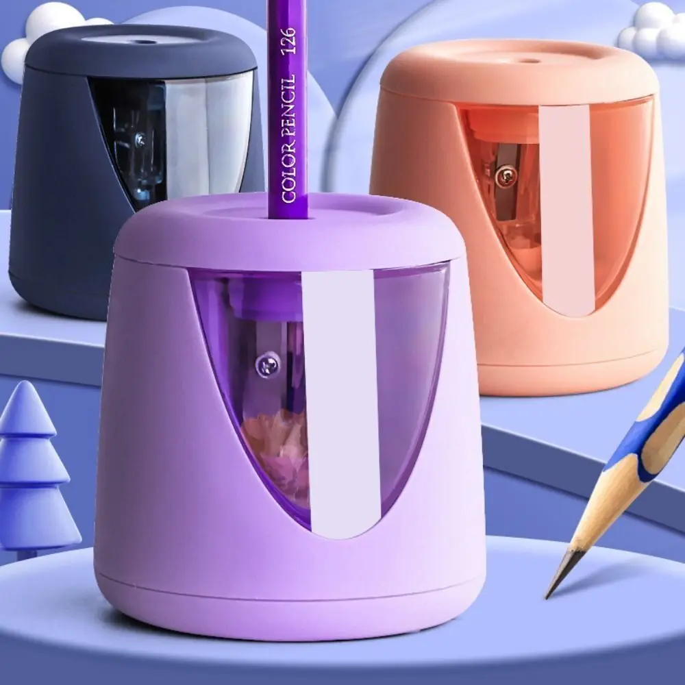 Sharpener Switch Automatic Pencil Sharpener With Decorative Sticker