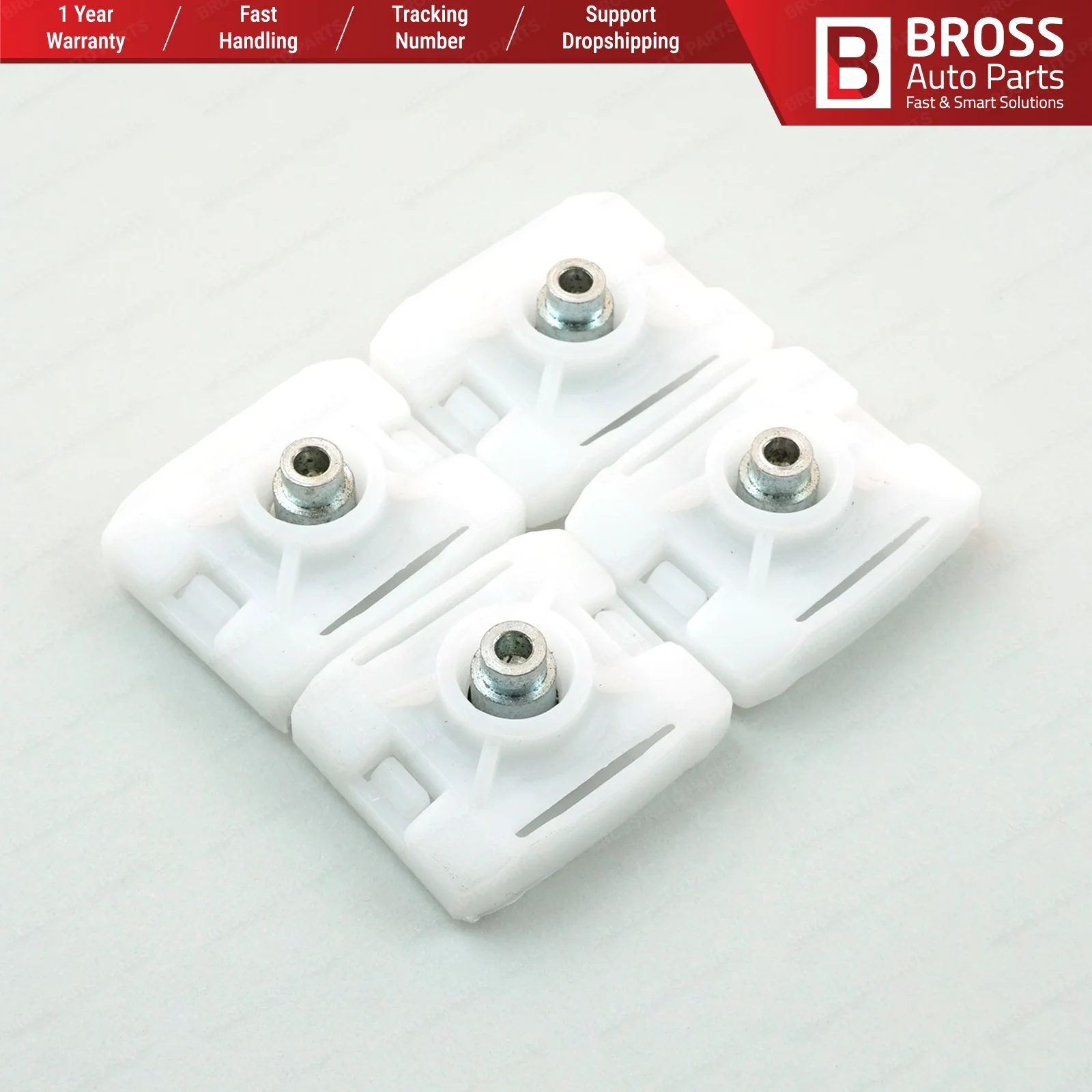 Bross автозапчасти BWR1183 4 шт. стеклоподъемник ремонт рельсы пластиковые все двери