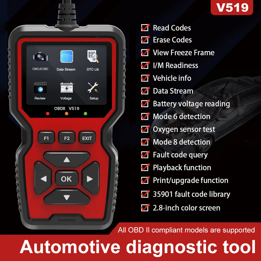 

Диагностический сканер OBD2 для диагностики двигателя