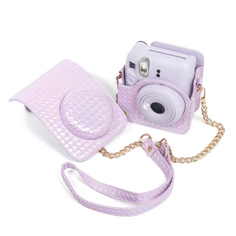 Новинка фотоальбом для Fujifilm Instax Mini 12 водонепроницаемая сумка фотоаппарата ПУ на