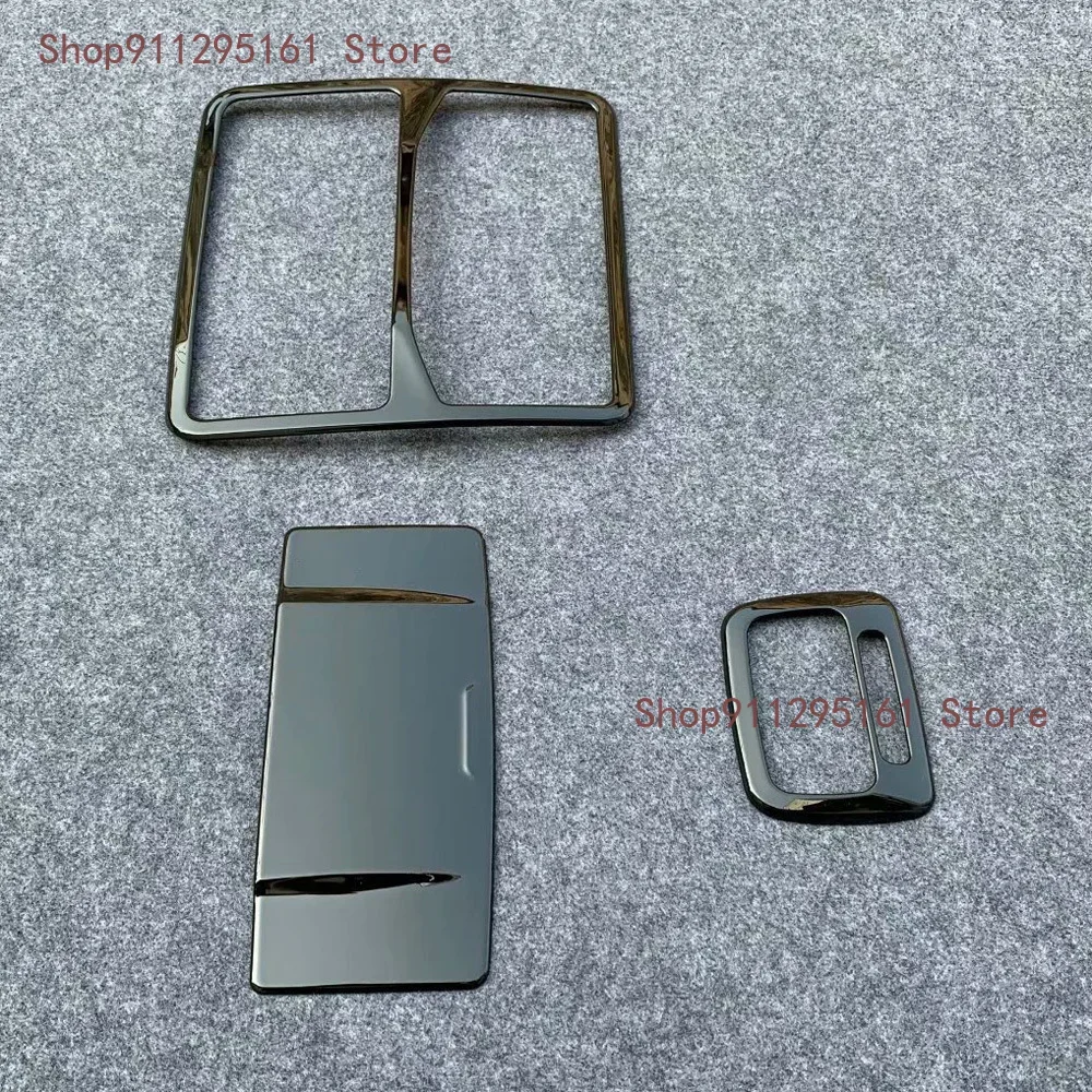 

For Mitsubishi Delica 2020 2021 ABS Rear Front Roof Reading Light Cover Trim Panel Frame Trims Sticker Car Interior Accessories