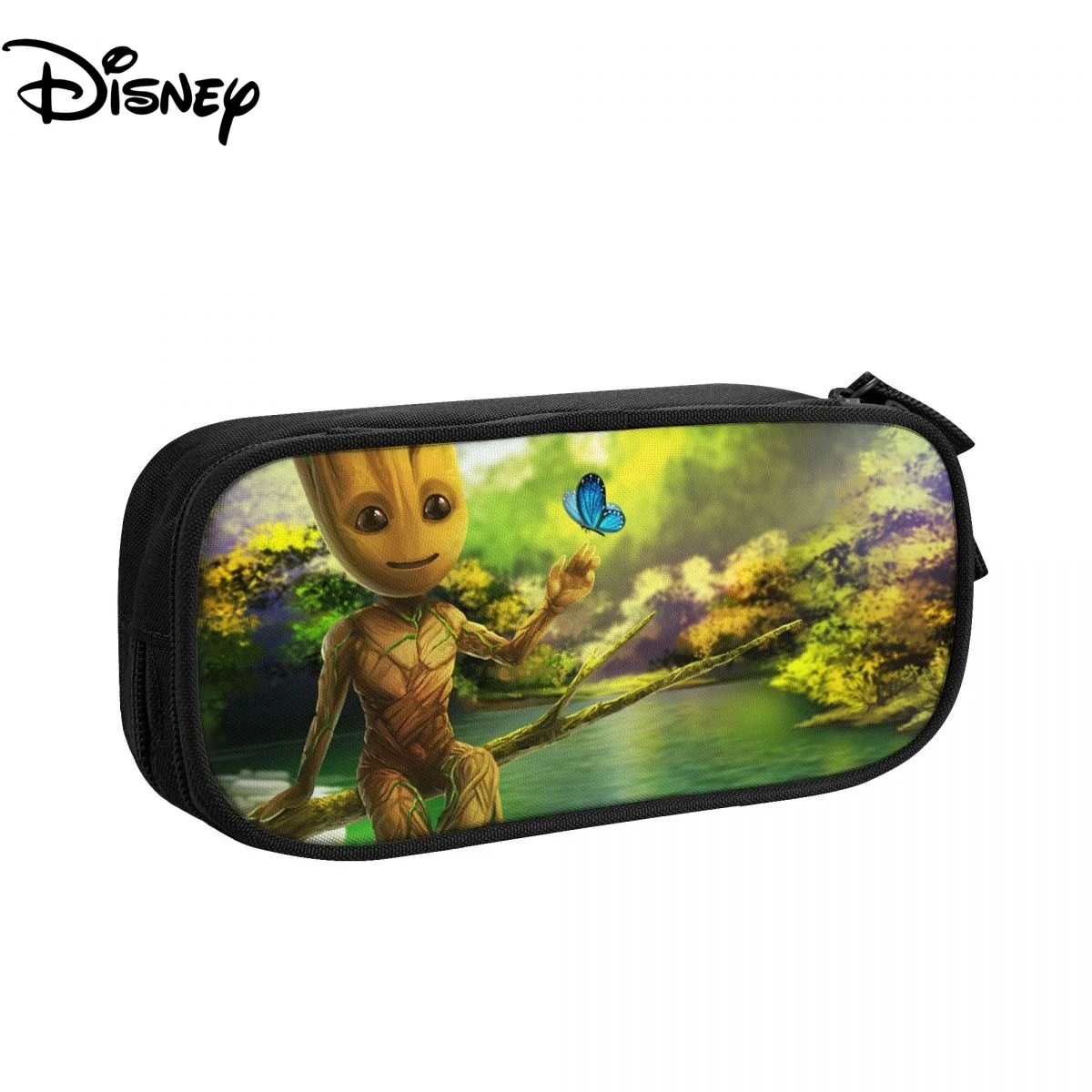 

Disney Cartoon Pencil Case Large Capacity Storage Box Pen Bag Pouch Kawaii Canvas Stationery Organizer Student School Supplies