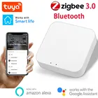 Умный шлюз Tuya ZigBee 3,0, хаб с Bluetooth BLE MESH, беспроводной пульт дистанционного управления для Smart Home Alexa Google Home
