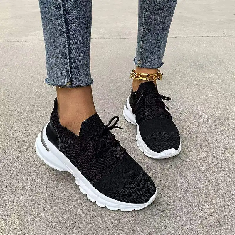 

Sports Sneakers Luxury Brand 2021 Elastic Laces Sneakers Height Increasing Sport Shoes For Women Lovers Running Tennis Tennis