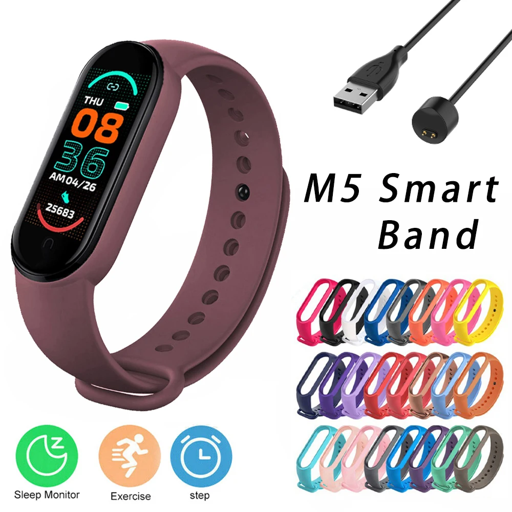 

Мужской смарт-браслет с напоминанием о звонках и информации фитнес-трекер монитор пульса и артериального давления водонепроницаемый шагом...