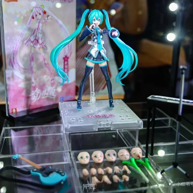 Новый оригинальный Blokees Hatsune Miku Miracle версия аниме фигурка украшение для девочек
