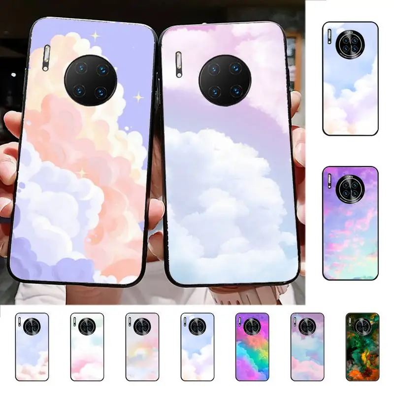 

Colorful clouds Phone Case for Huawei Mate 20 10 9 40 30 lite pro X Nova 2 3i 7se