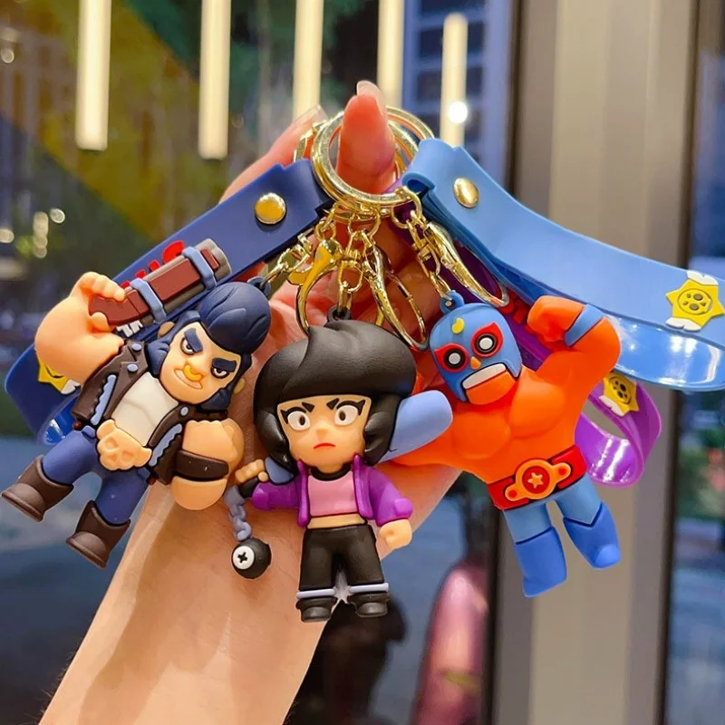 Новый Brawl Stars Creative Wilderness Battle 3D Stitch Кукла Брелок Милый Nita Jie Xibeiya Автомобильный