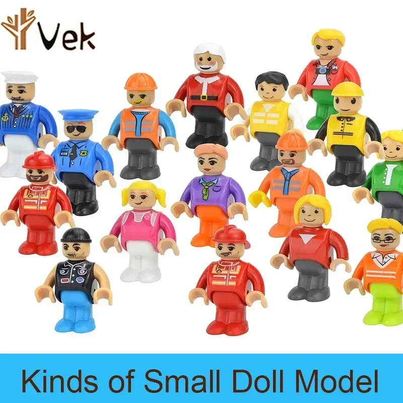 Деревянные игрушечные фигурки-железнодорожные фигурки для обучения птичкам