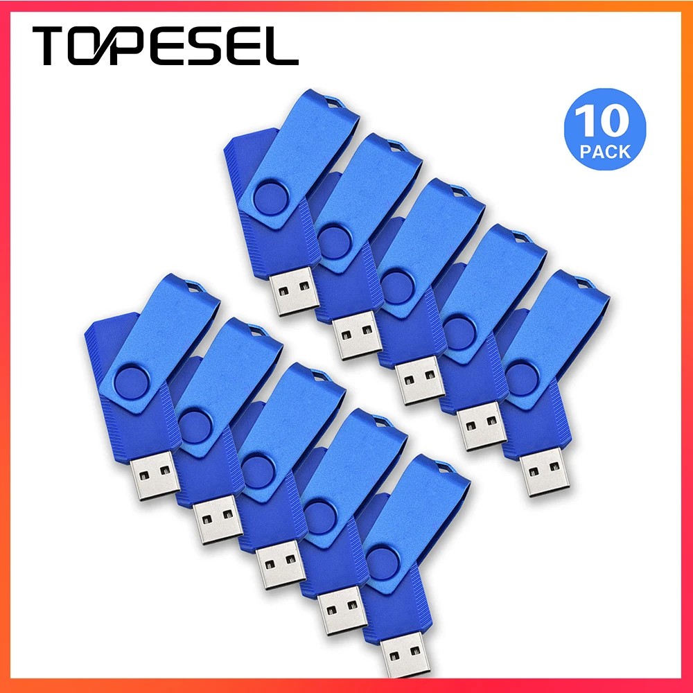 

10 шт., флэш-накопители USB 2,0