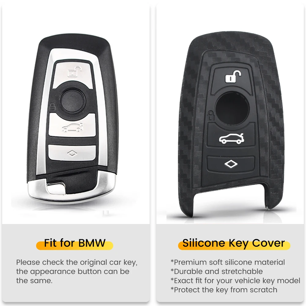 KEYYOU для BMW Возраст 1 2 3 4 5 6 7 M Series X3 X4 F20 F22 F30 F31 F36 F10 F11 F07 F12 F01 углеродного волокна