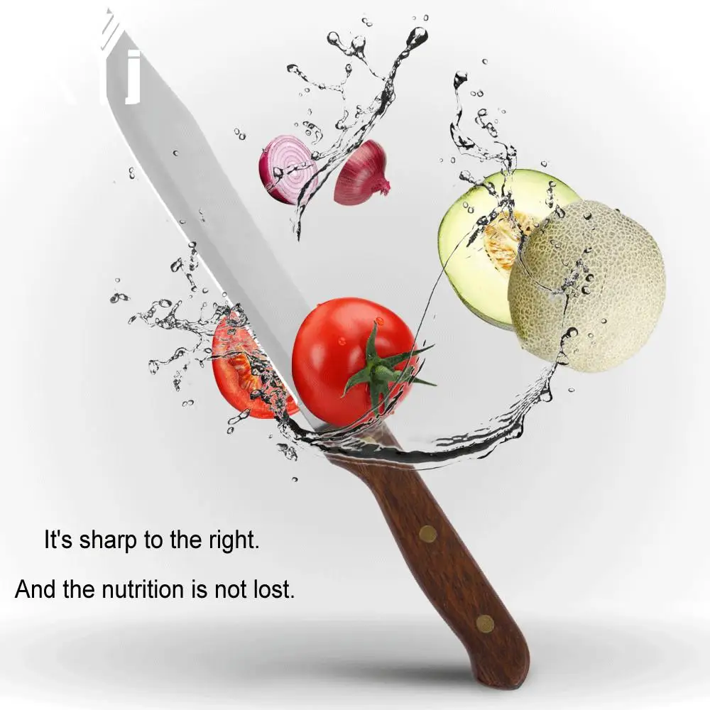 XYj 6-дюймовый нож для косточек кухонный шеф-повара из нержавеющей стали с