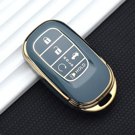 

Для Honda Civic Accord HR-V CRV 2021 2022 2023 5 кнопок автомобильный чехол-брелок из ТПУ Автомобильный Брелок-чехол Аксессуары