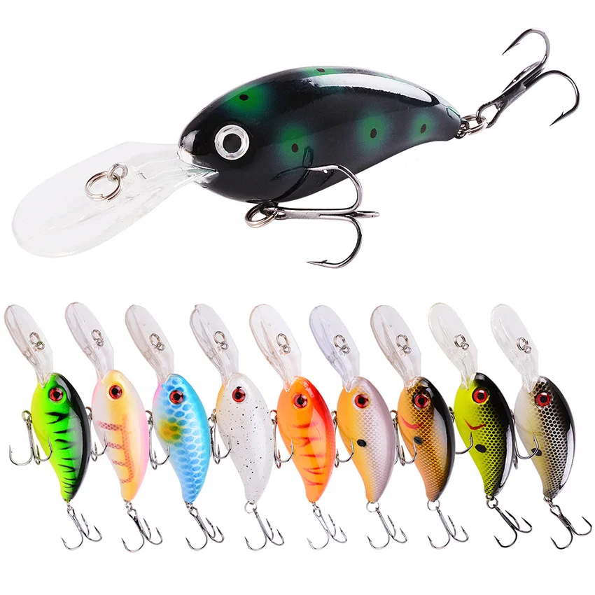 

1PCS Minnow Fishing Lure 10cm 15g 3D Eyes Floating Hard Wobbler Bait Crankbait Carp Striped Bass Pesca Fishing Tackle SwimBait