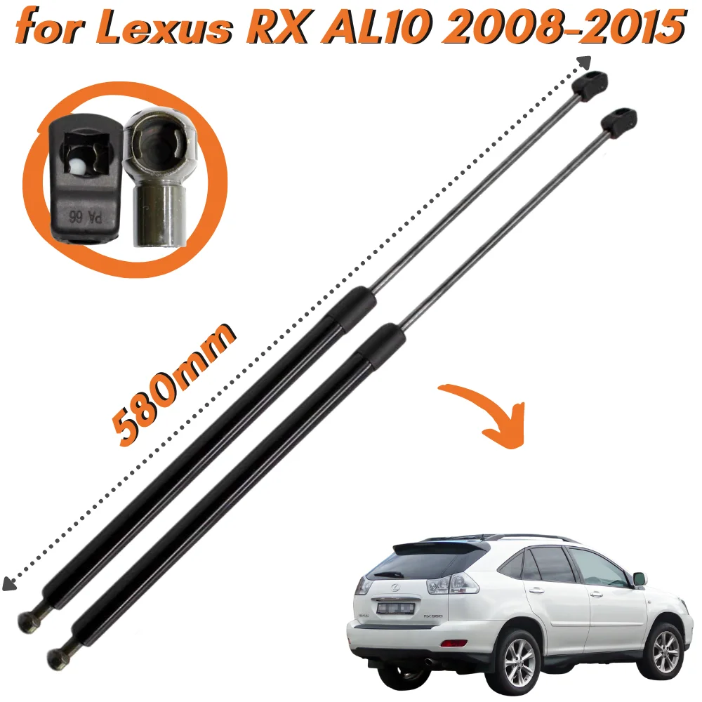 Фото Кол-во (2) стойки багажника для Lexus RX 3rd AL10 2008-2015 RX270 RX350 RX450H GGL15 SUV задняя дверь, газовые пружины, подъемники №1
