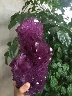 

Rare Purple Alunite Crystal Mineral Specimen Point Reiki Healing