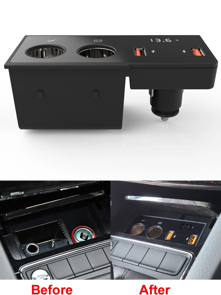 

Special Use Car Charger Quick Charge Auto Charger For Sagitar 2015-2018