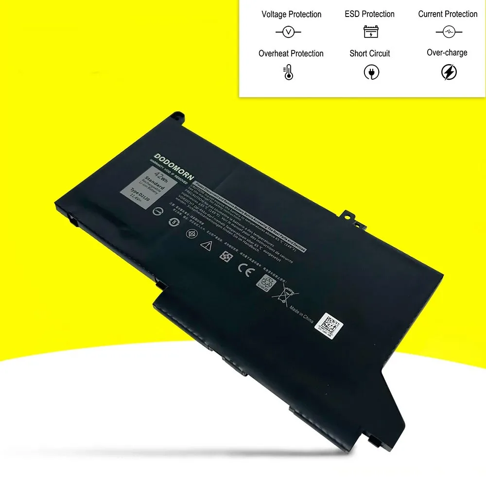 DJ1J0 аккумулятор для ноутбуков Dell Latitude 7480 7380 7280 серии DJ1JO 0NF0H ONFOH PGFX4 1 4 В 42 Втч