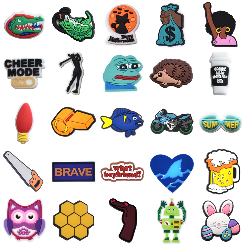 

Gifts Para Pins Kids Packs Boy Girl Shoes Accessories Shoe Charms Wholesale Bulk Women Charm Set Jeans Men Decorations for Crocs