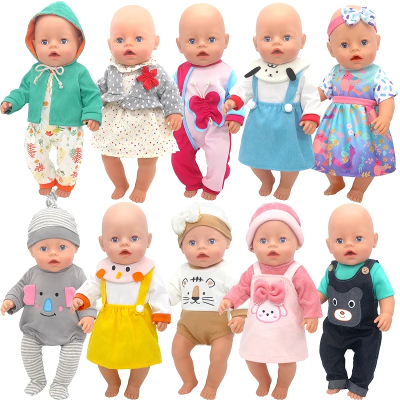 43 см Одежда для маленьких кукол мальчиков серый костюм комбинезон 17 дюймов наряд