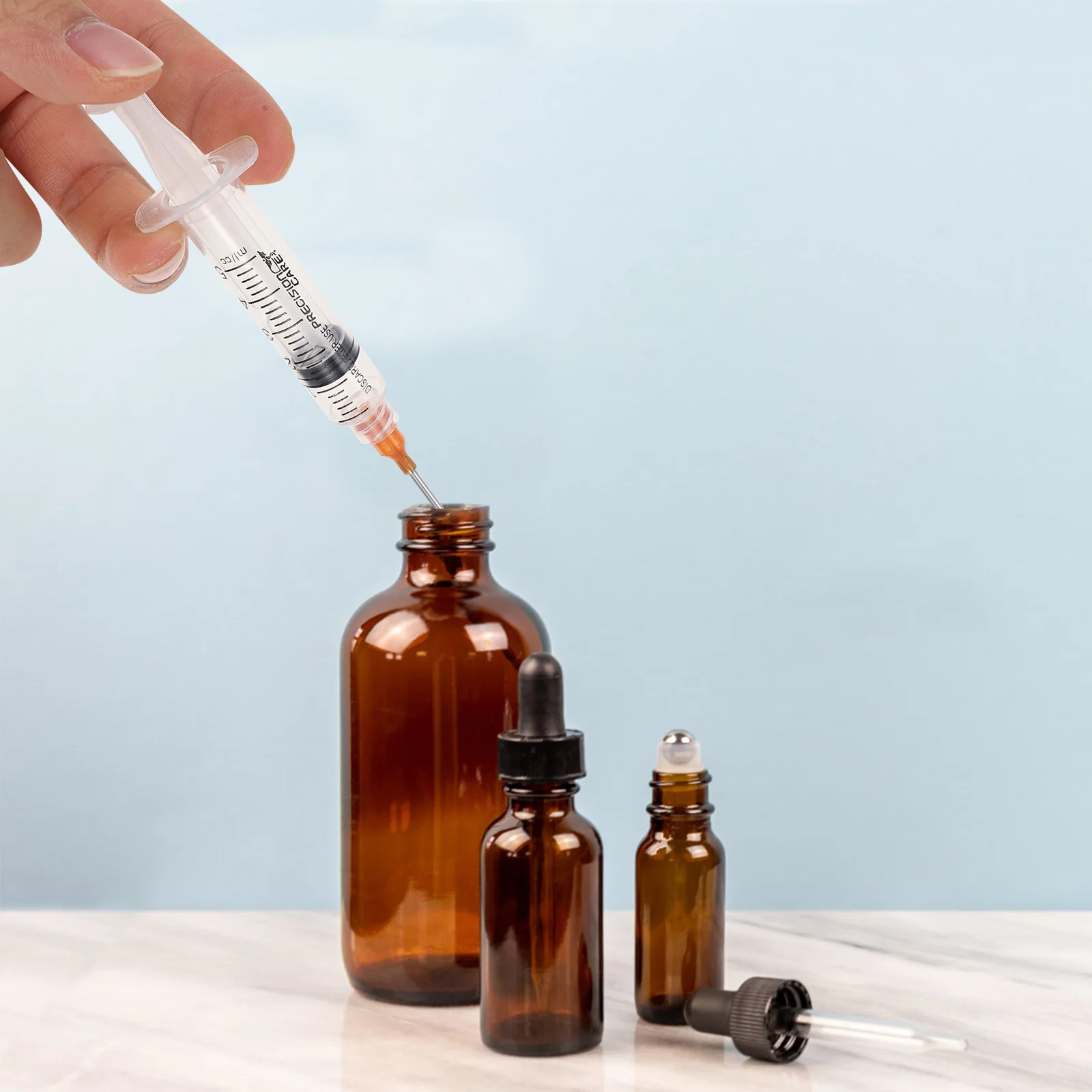 

Blunt Needle Syringe Perfume Bottle Plastic Liquid Sub Packaging Auxiliary Tool