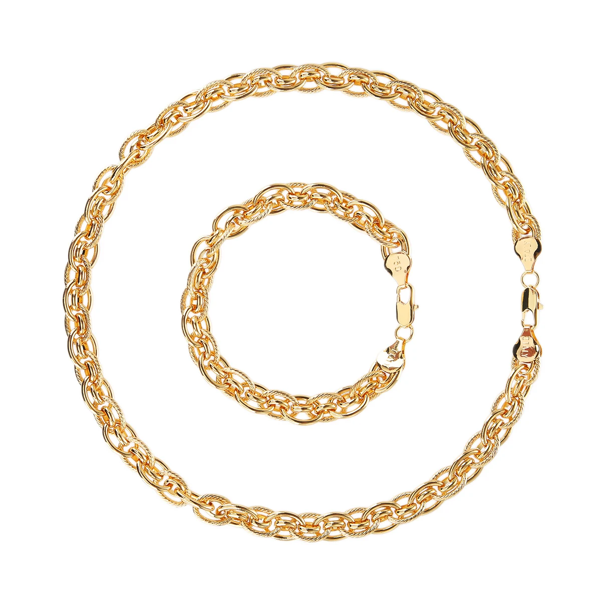 

Selead Design Necklace Vintage Fashion Gold Plated Copper Necklace Hip Hop Party Jewelry