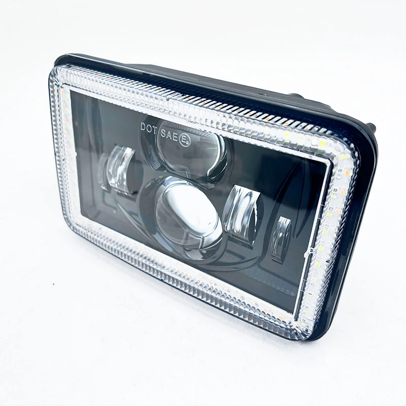 DOT Approved 60w 4x6 Inch LED Headlights For H4651 H4652 H4656 H4666 H6545 Peterbilt Kenworth Freightinger Ford Probe Oldsmobile