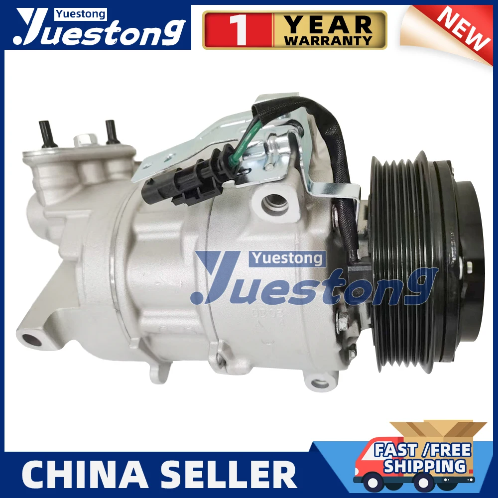 Фото Компрессор переменного тока 6SAS14C для Cadillac ATS CTS Chevrolet Camaro 2.0L 2.5L 16003916-101 23192235 84123928 22799359 67321 68321 №2
