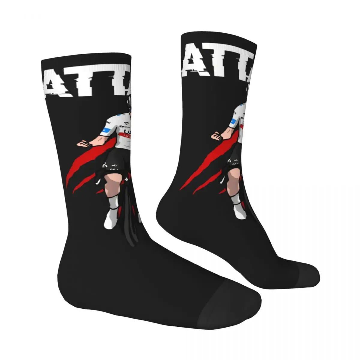 Забавные велосипедные носки Tadej Pogacar Осенние Нескользящие мужские унисекс